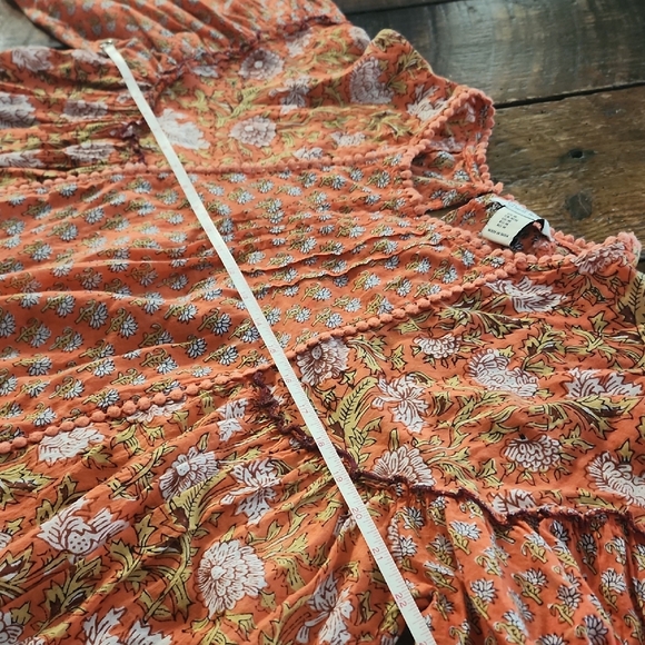 Rachel Zoe Orange Floral Blouse - Picture 4 of 6